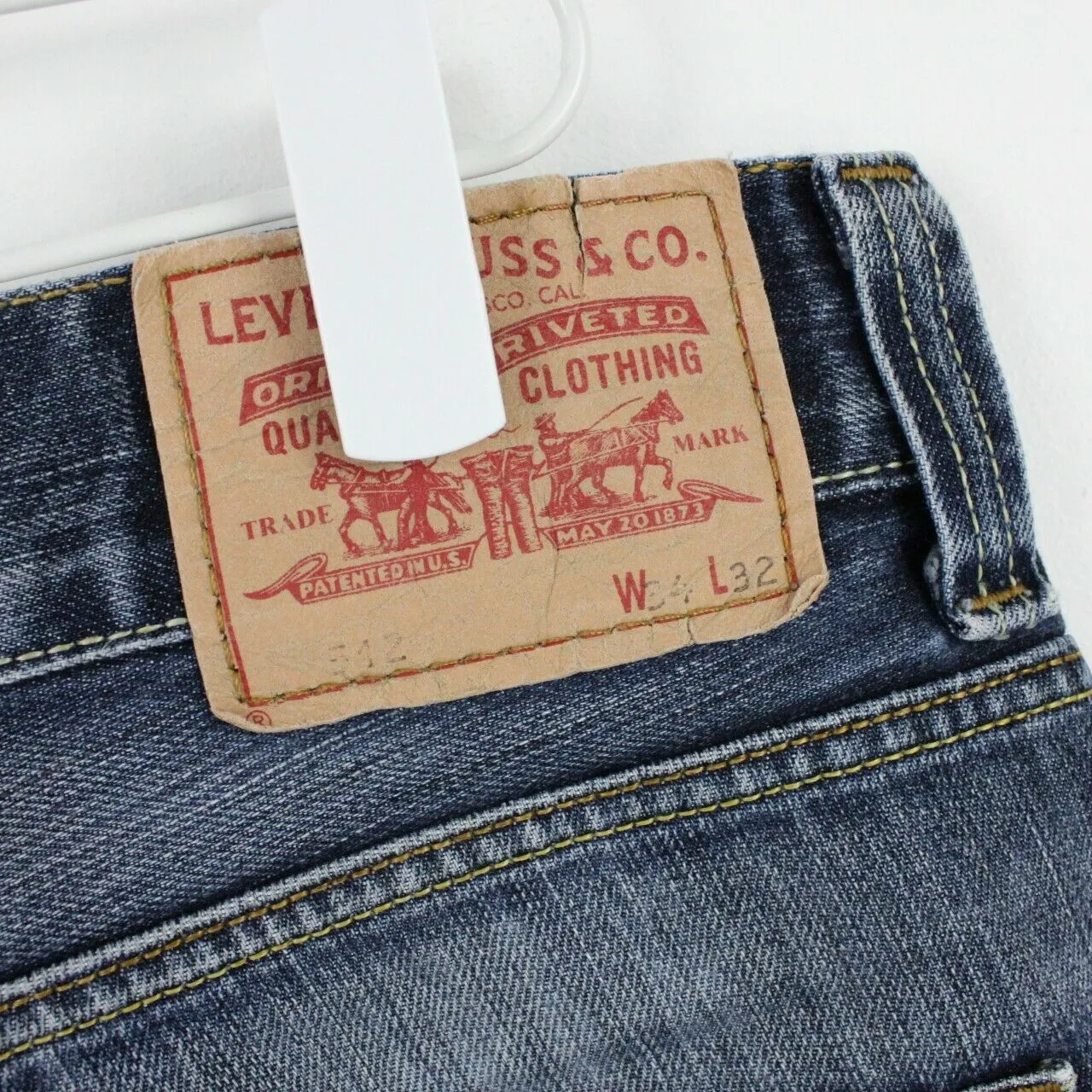 Mens LEVIS 512 Jeans Mid Blue | W34 L32