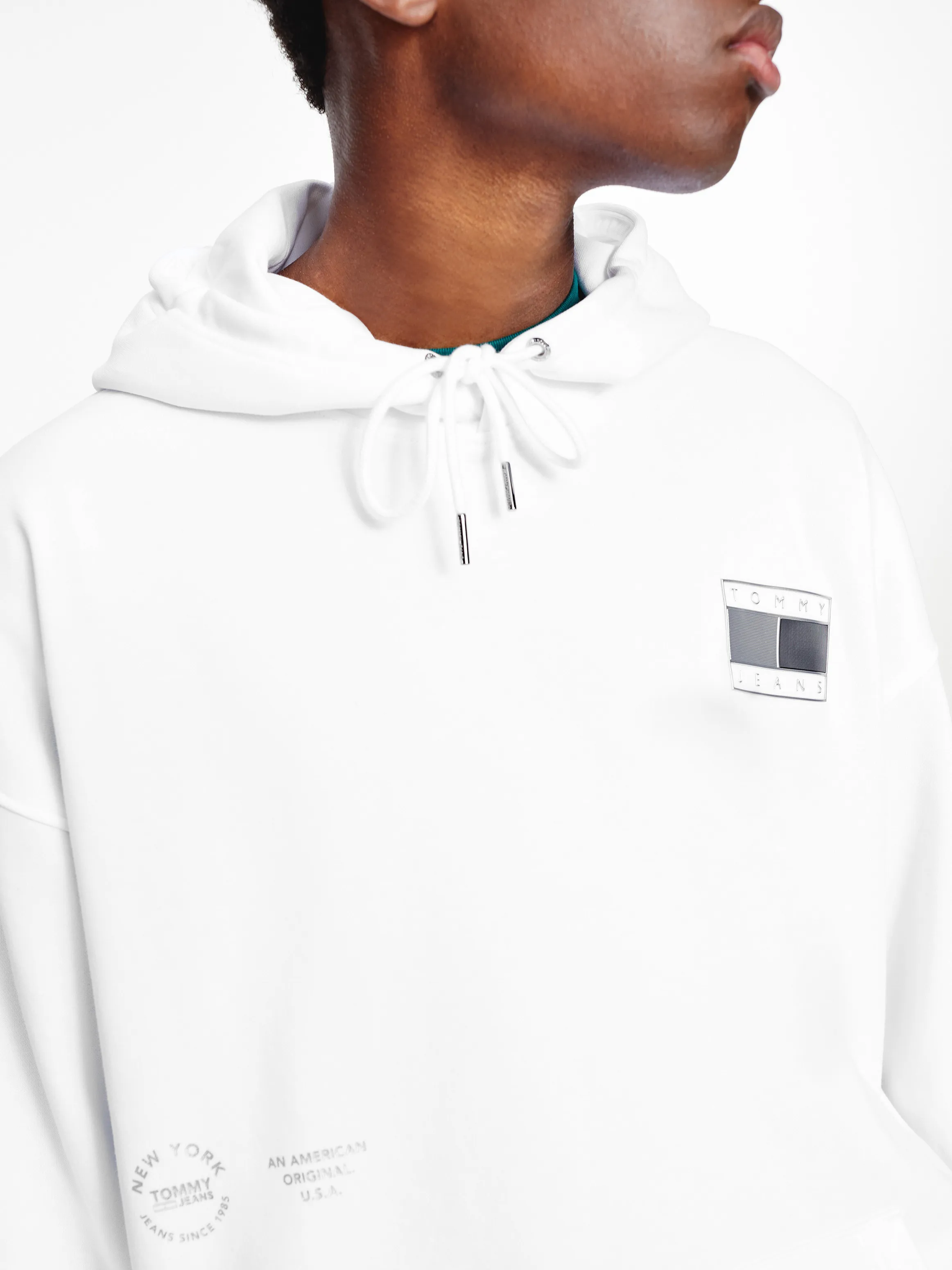 Metallic Relaxed Fit Hoodie | Hoodies | Tommy Hilfiger