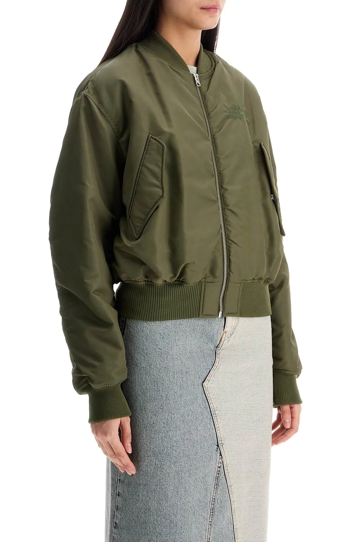 Mm6 Maison Margiela Nylon Bomber Jacket