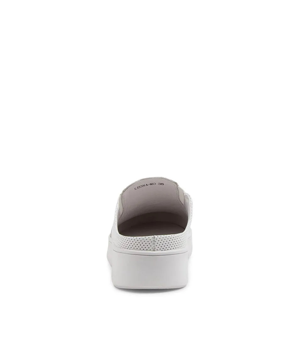 MOLLINI Leona White Leather Sneakers