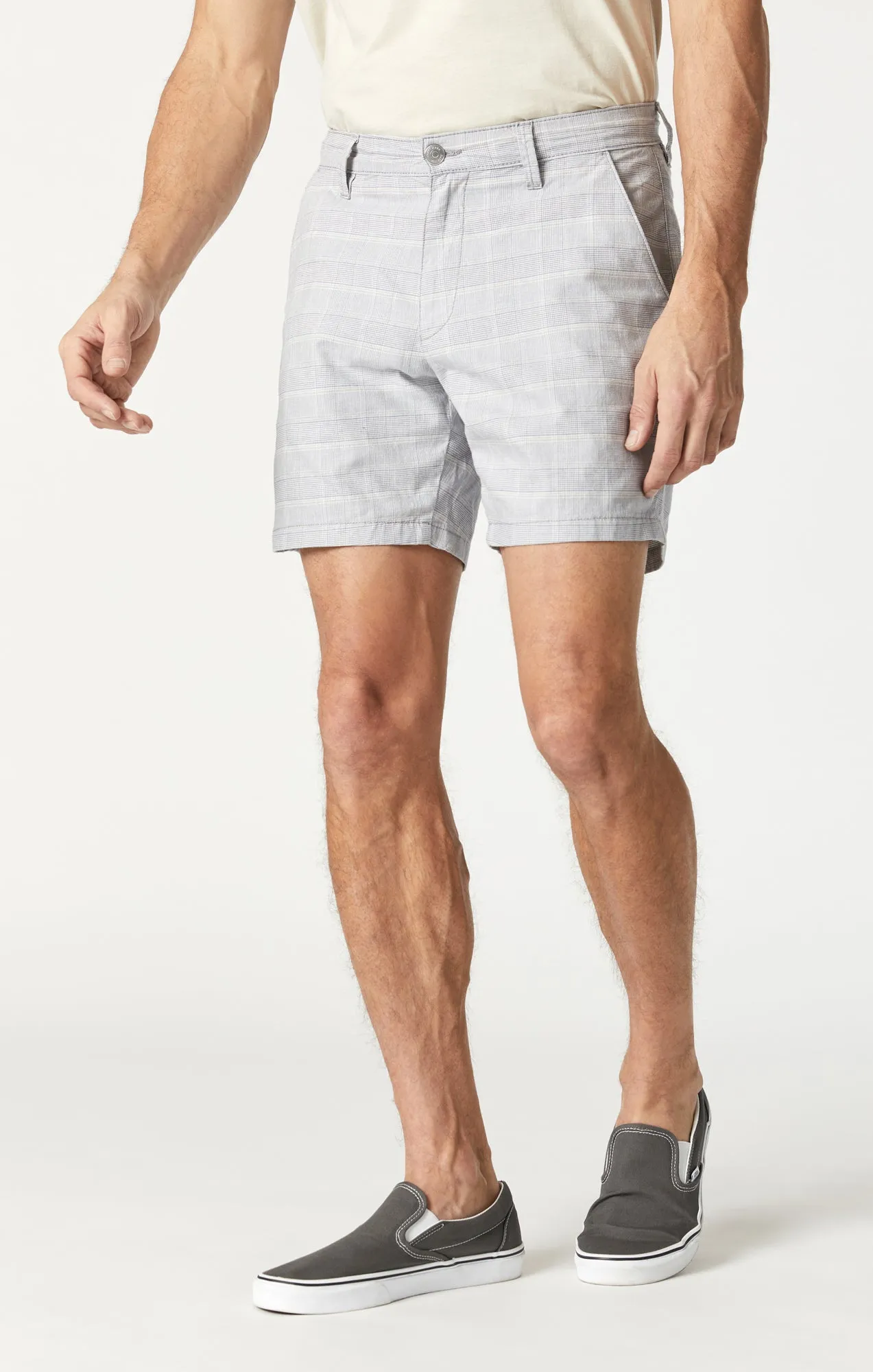 NATE BLUE CHECKED SHORTS