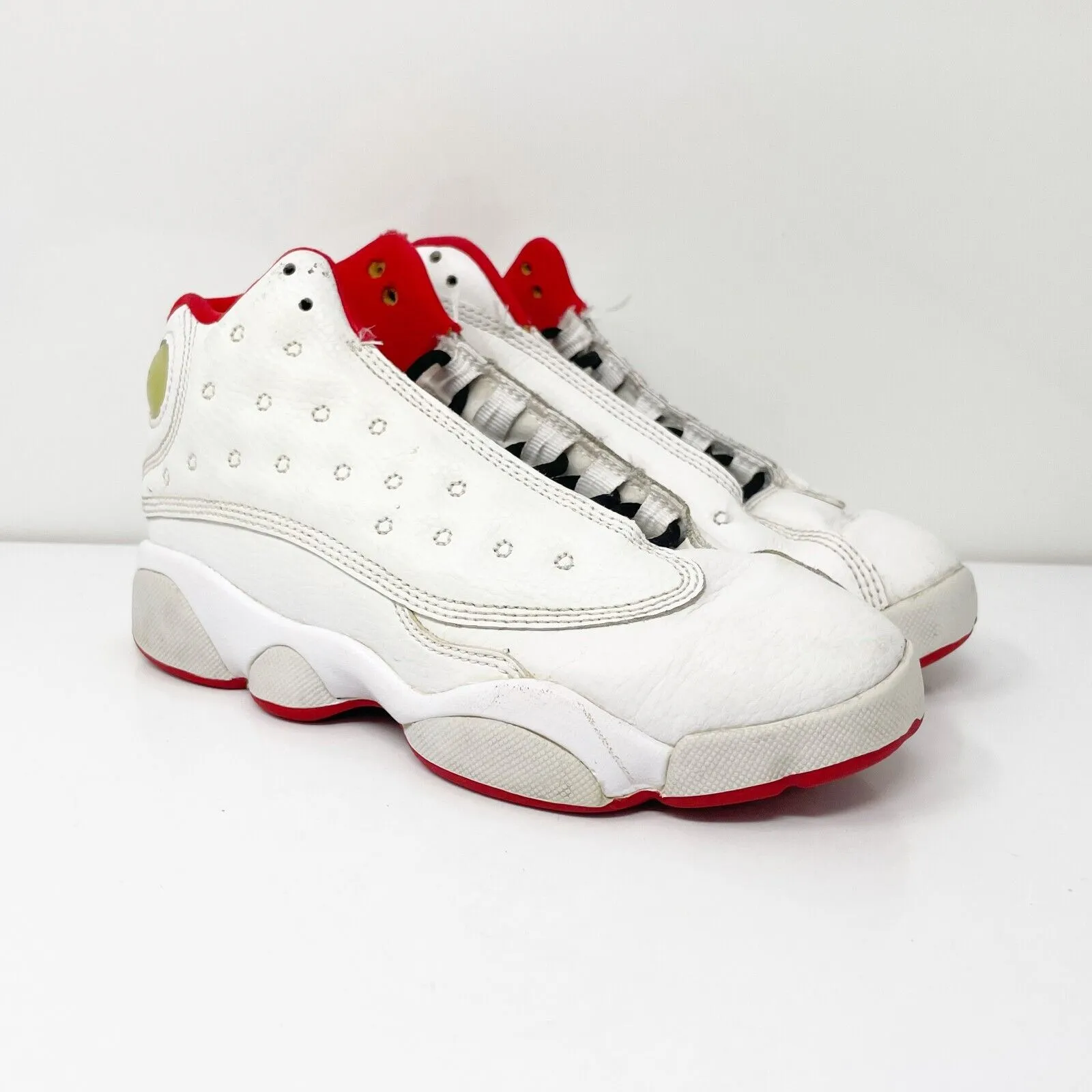 Nike Boys Air Jordan 13 414575-103 White Basketball Shoes Sneakers Size 1Y