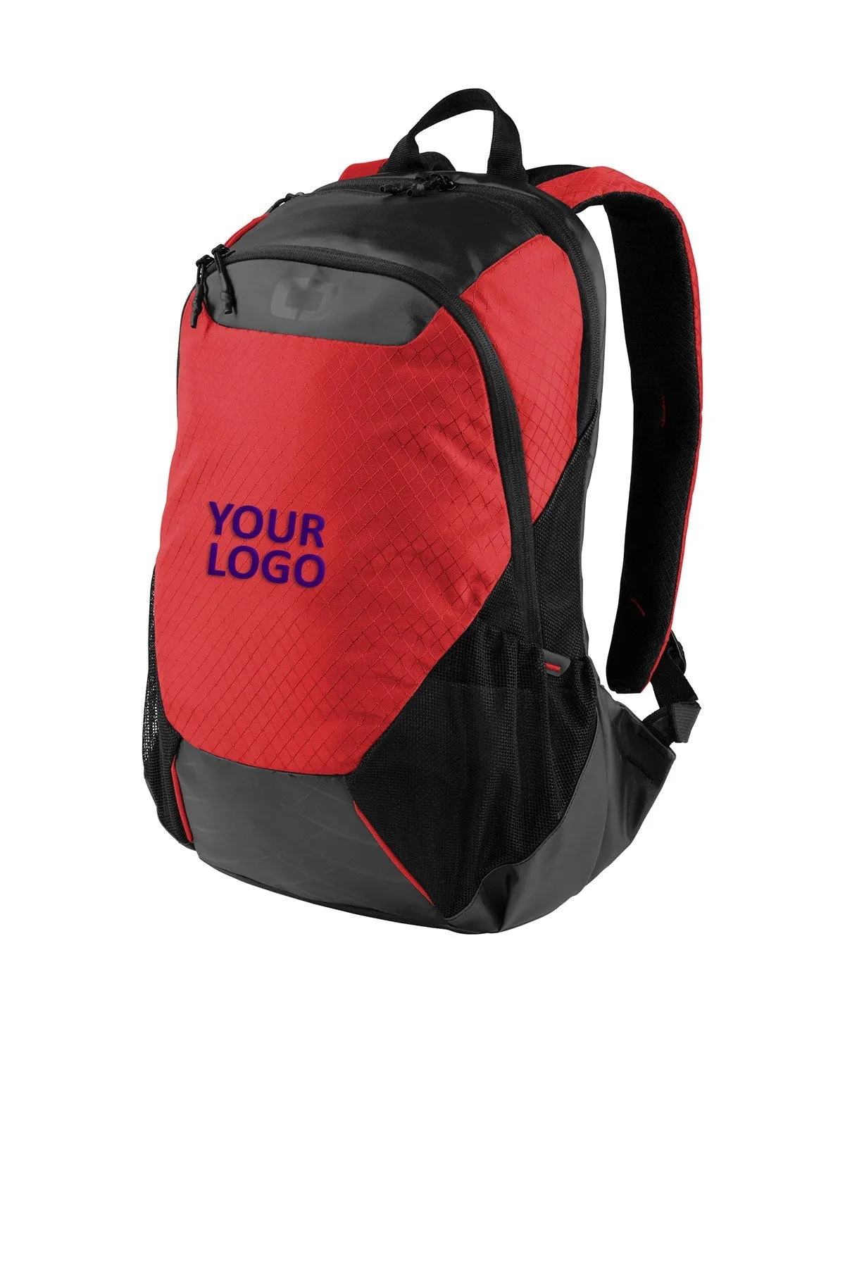 OGIO Basis Customzied Backpacks, Ripped Red