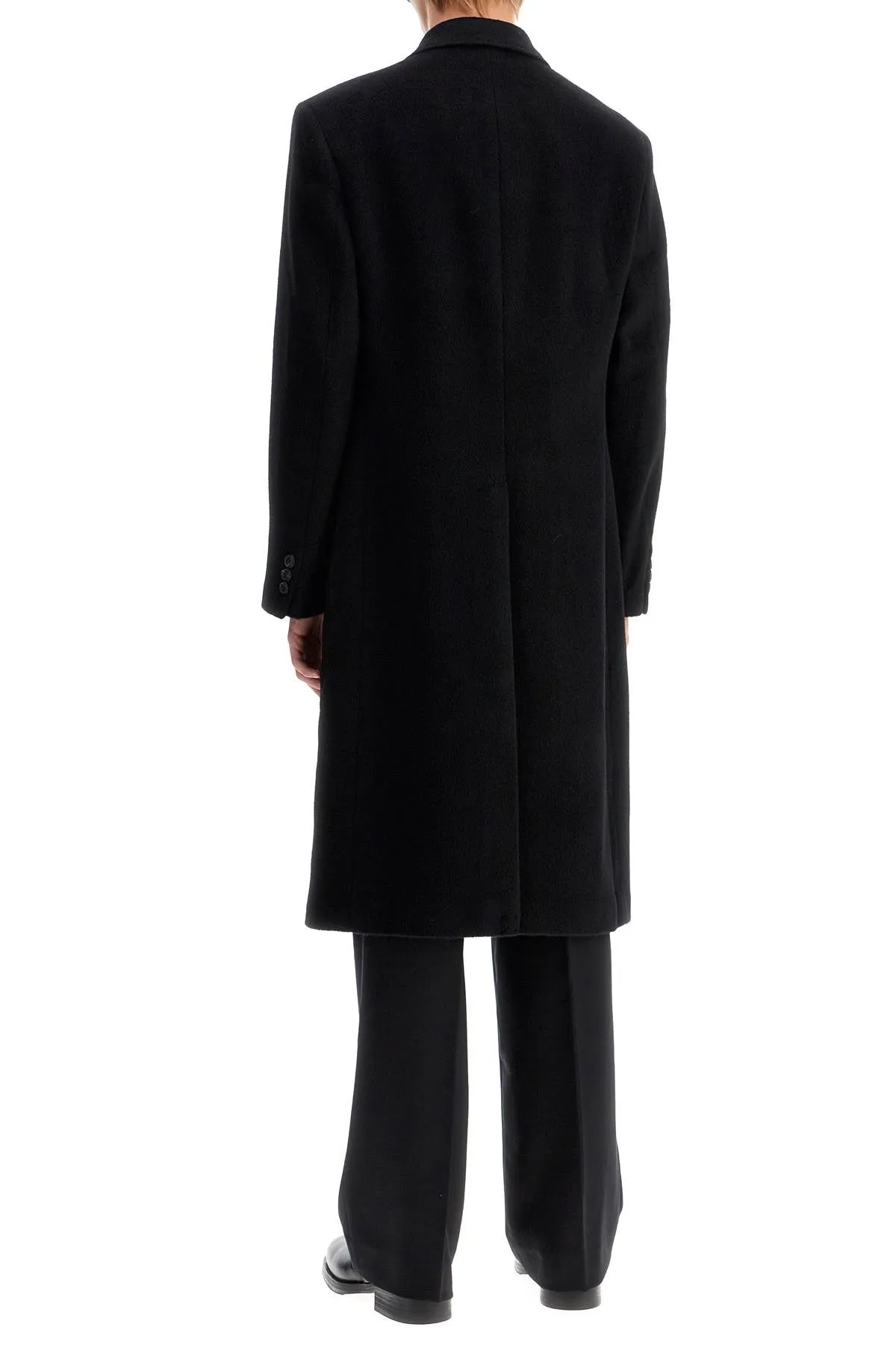 Our Legacy Whale Wool And Mohair Coat   Black