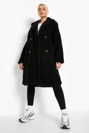 Oversized Faux Fur Teddy Coat