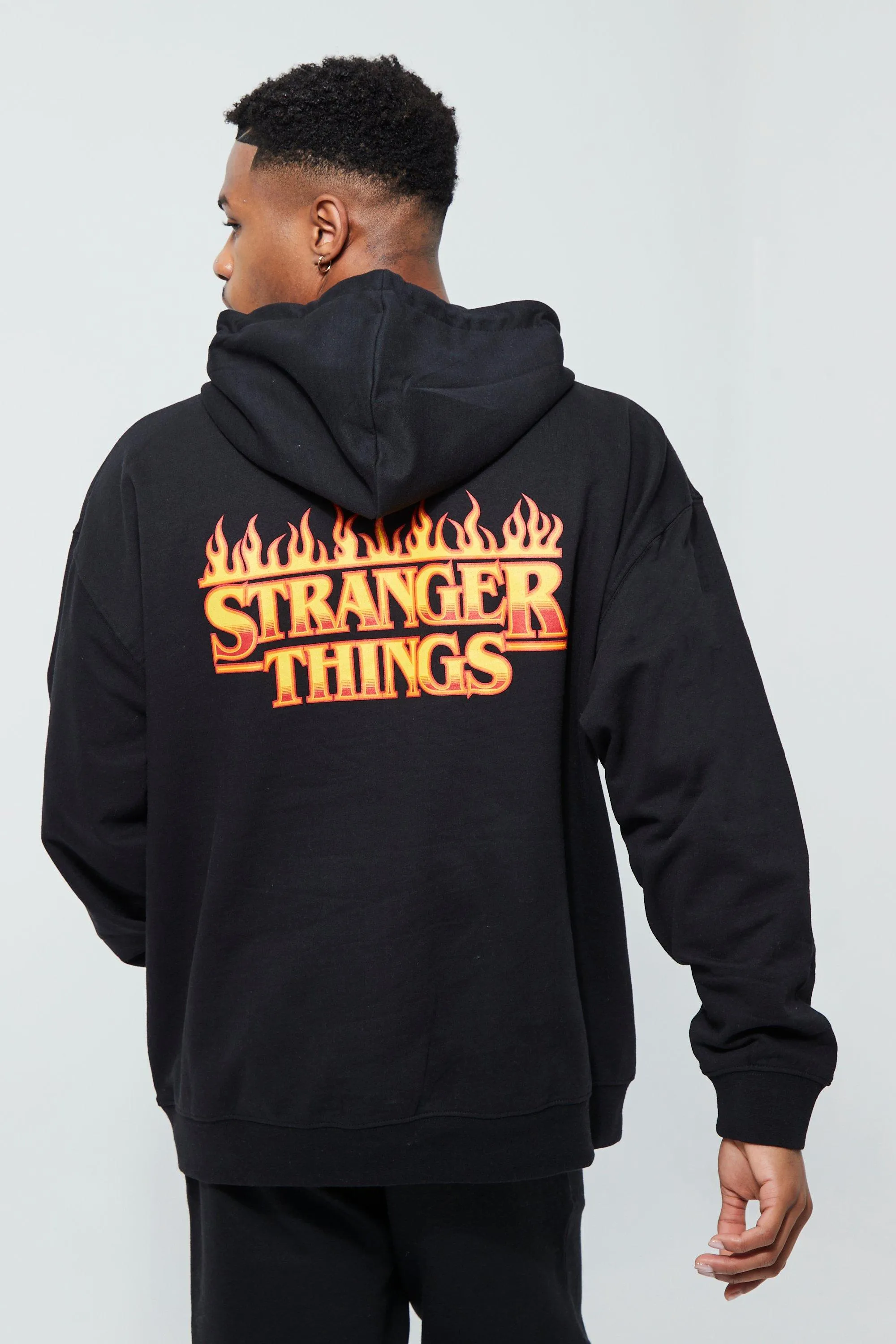 Oversized Stranger Things License Hoodie