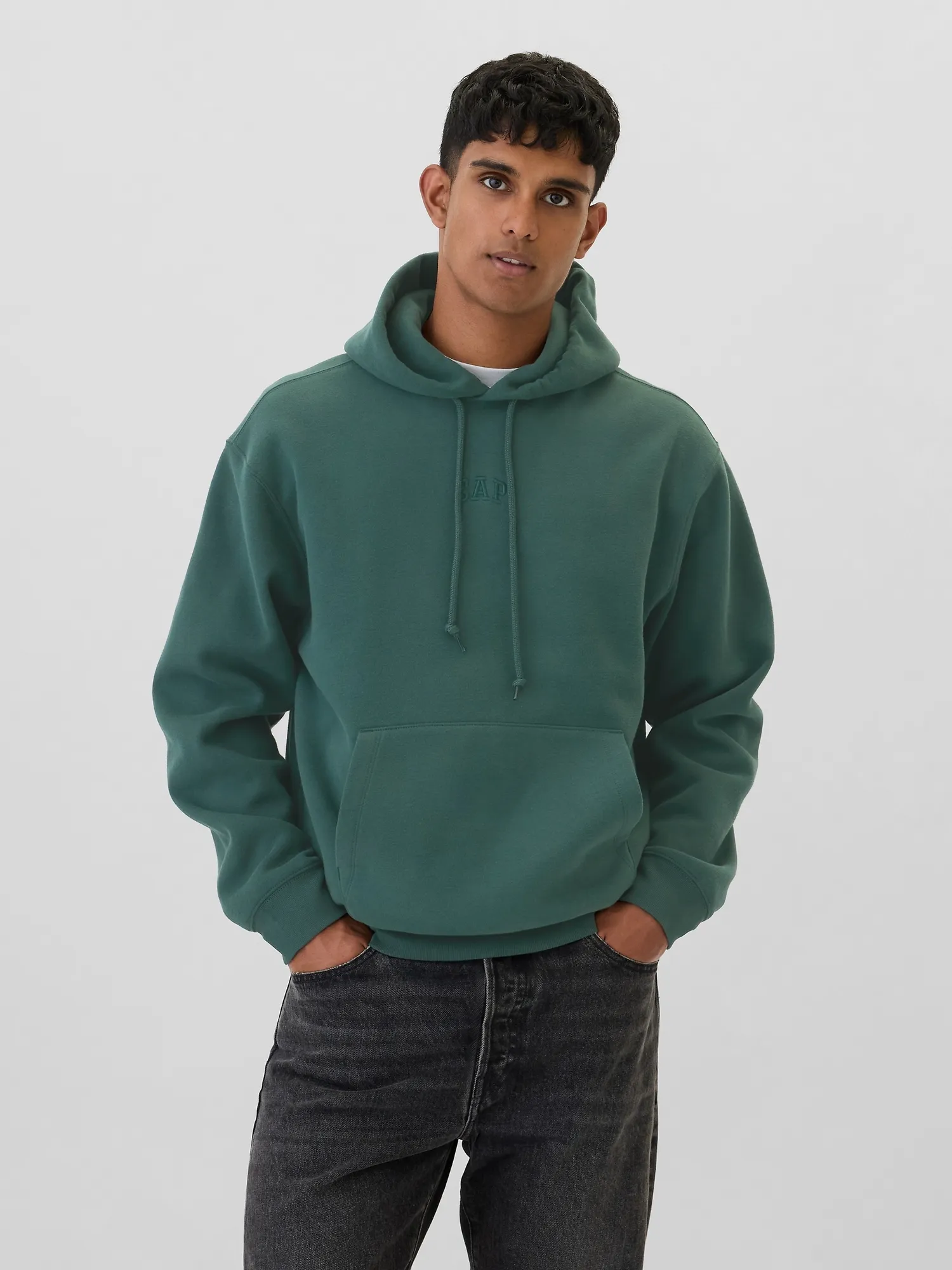 Oversized Vintage Soft Mini Gap Logo Hoodie