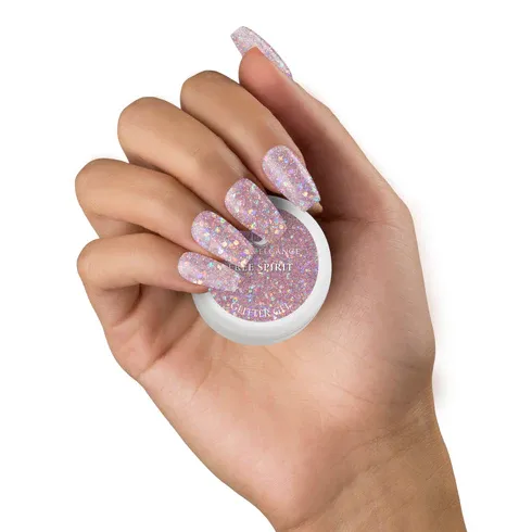 P+ Free Spirit Glitter Gel Polish, 10 mL