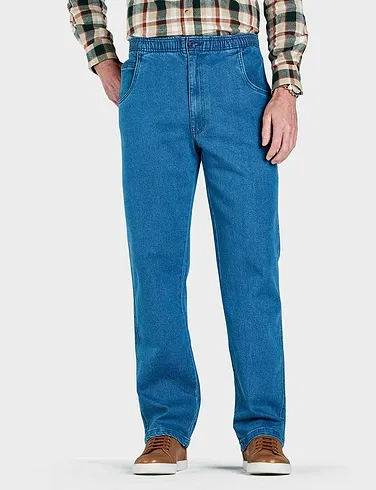 Pegasus Elastic Waist Denim Jean in Stretch fabric