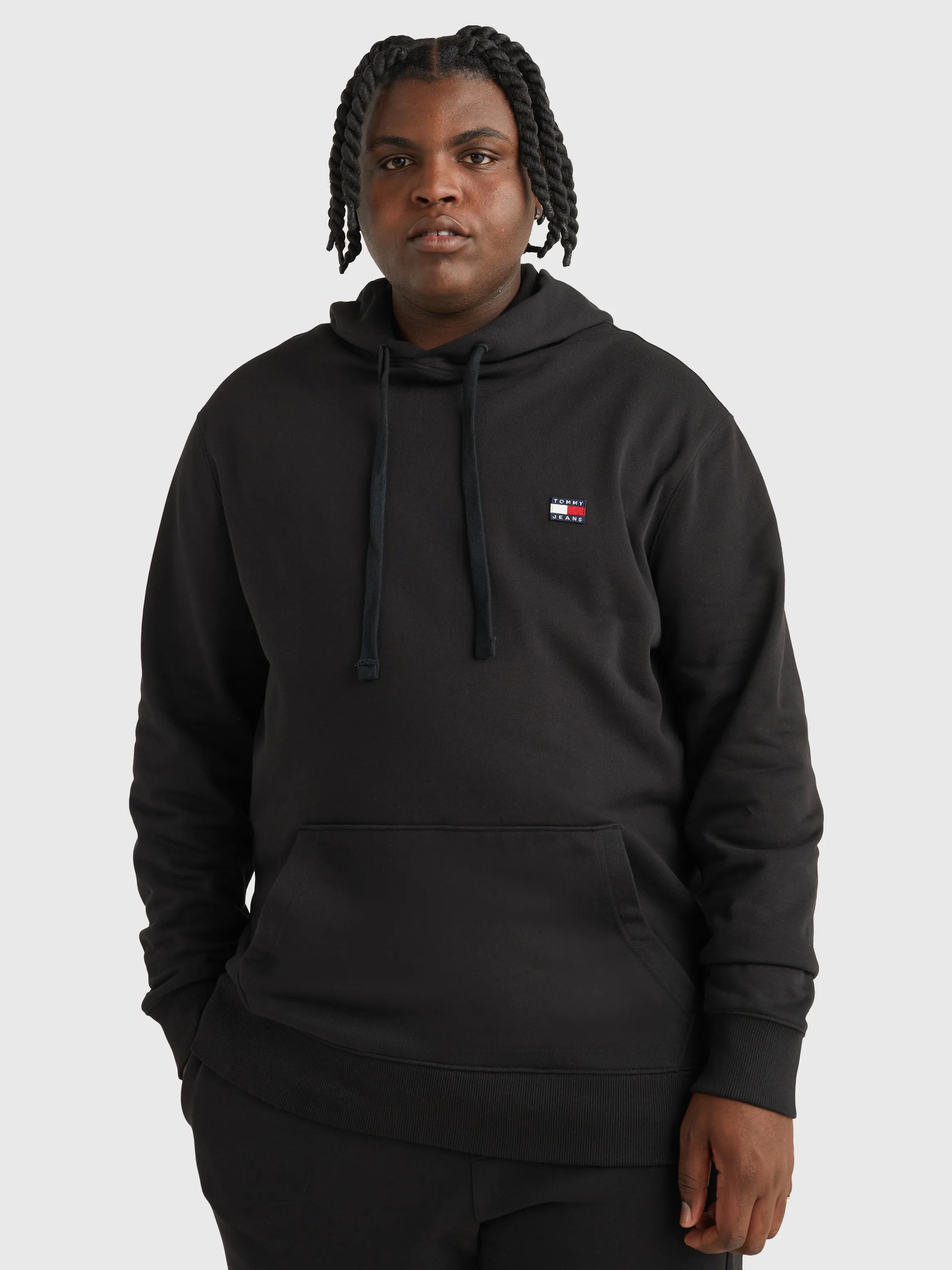 Plus Relaxed Fit Badge Hoodie | Sweatshirts & Hoodies | Tommy Jeans