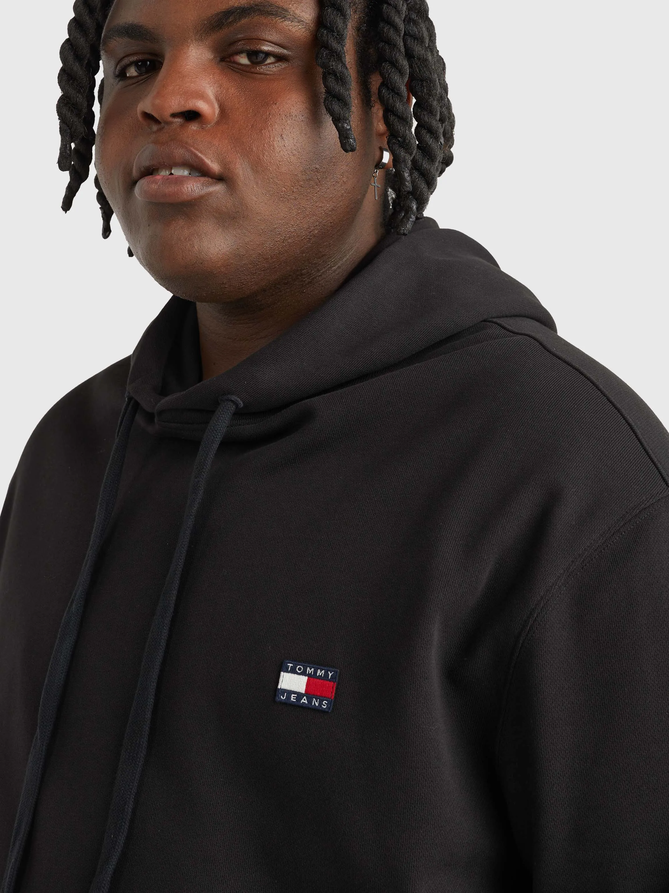 Plus Relaxed Fit Badge Hoodie | Sweatshirts & Hoodies | Tommy Jeans