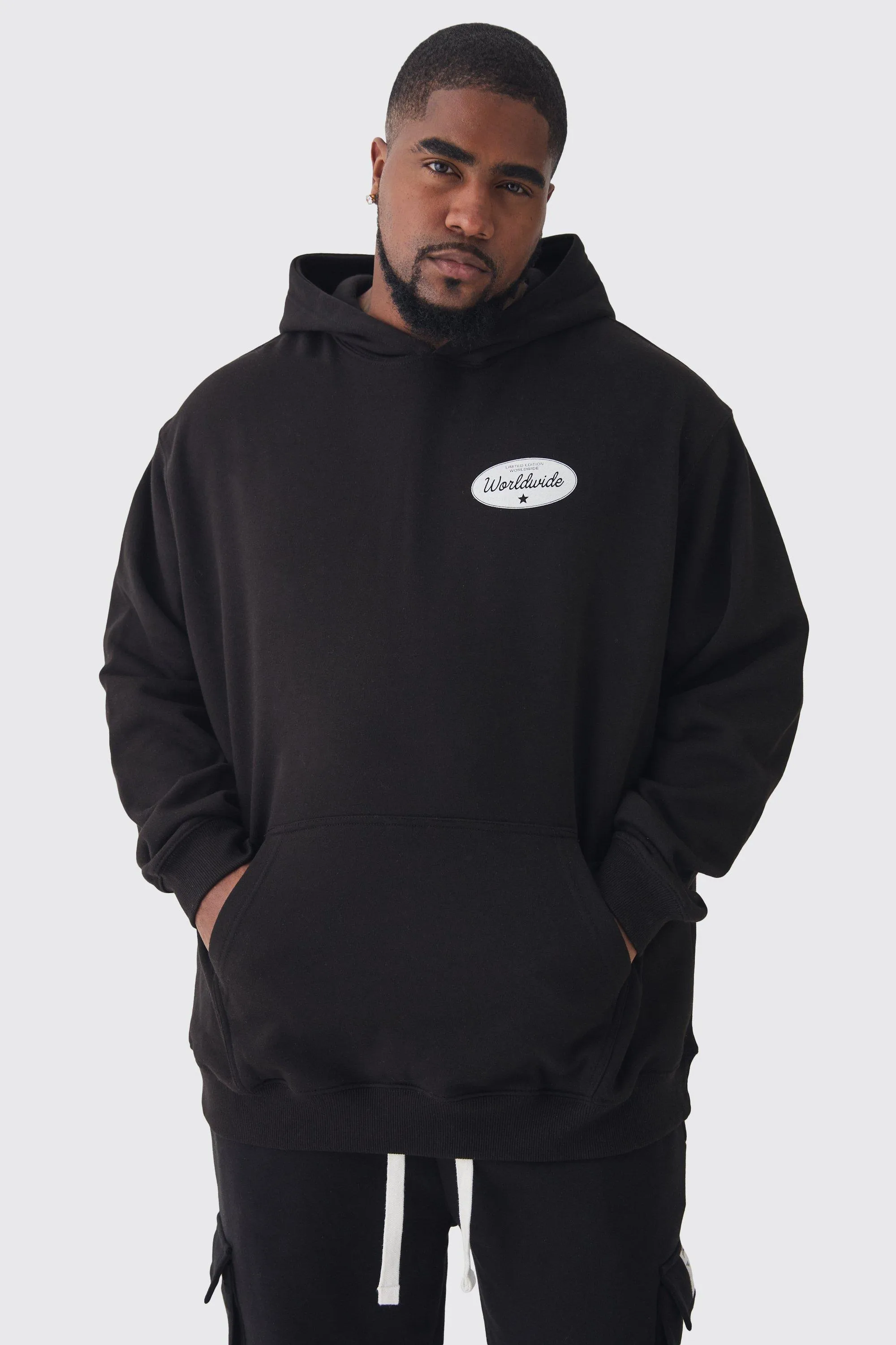 Plus Worldwide Western Oversized Hoodie