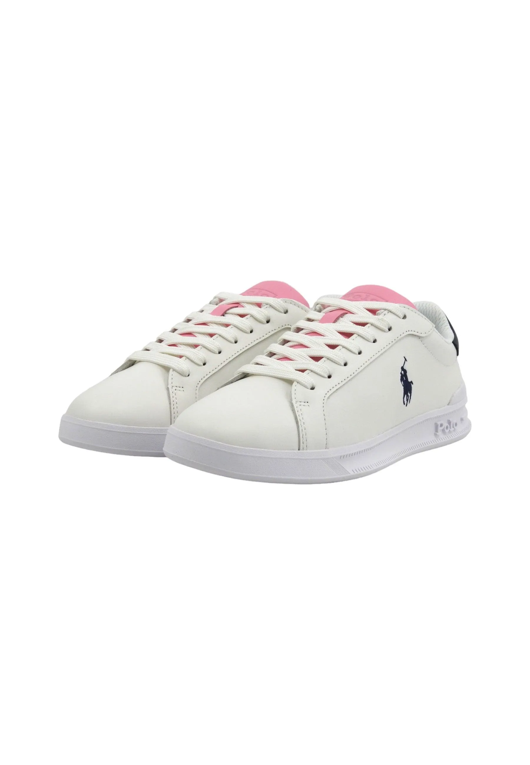 POLO RALPH LAUREN Sneaker Donna White Navy Pink 809931260001