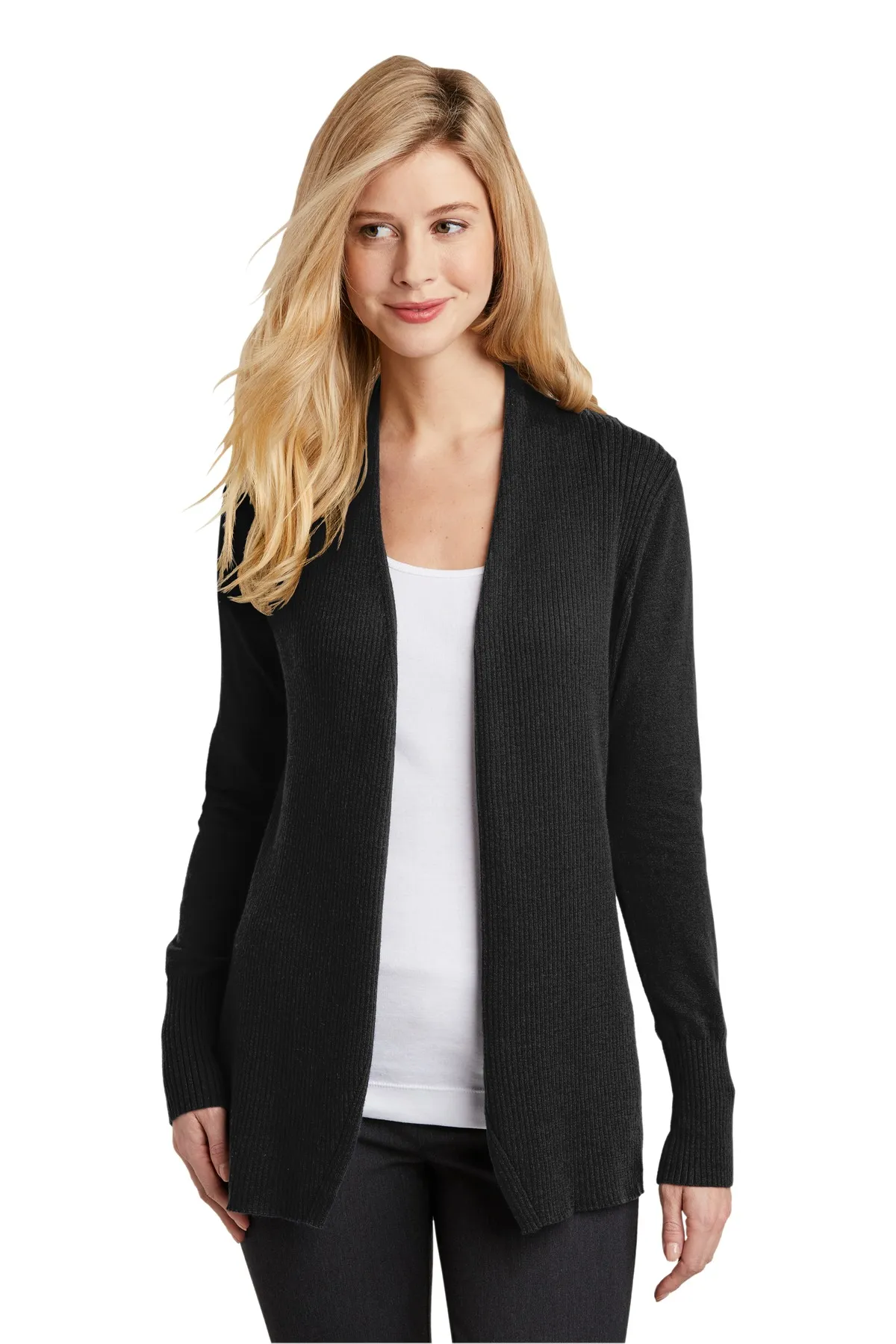 Port Authority LSW289 Ladies Open Front Cardigan Sweater