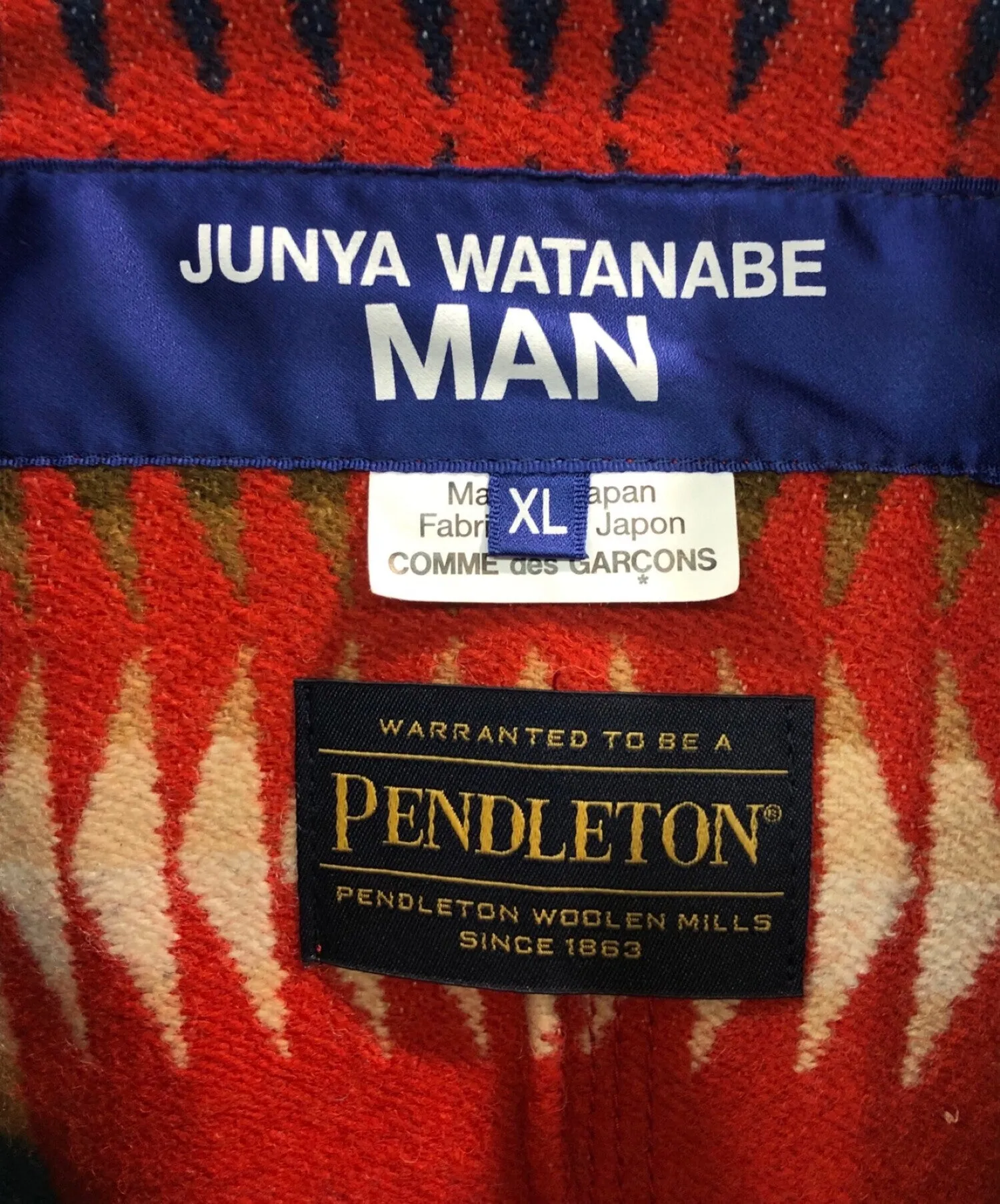 [Pre-owned] JUNYA WATANABE MAN COMME des GARCONS Native Pendleton single breast WJ-J017