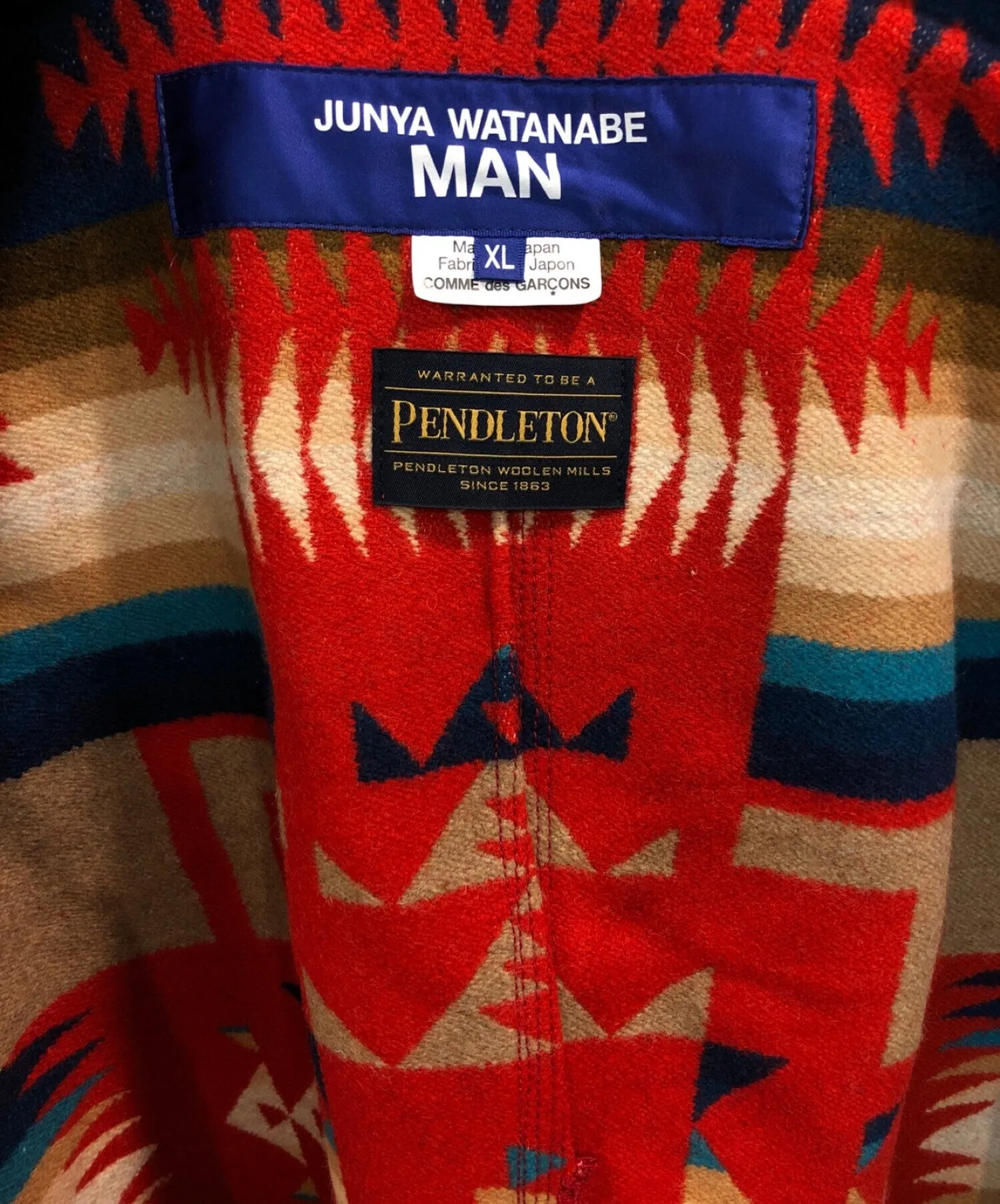 [Pre-owned] JUNYA WATANABE MAN COMME des GARCONS Native Pendleton single breast WJ-J017