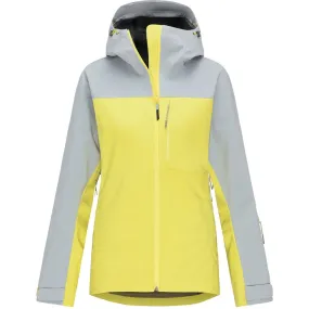 Pyua - Trace Hardshell Jacket Women french grey whistle yellow