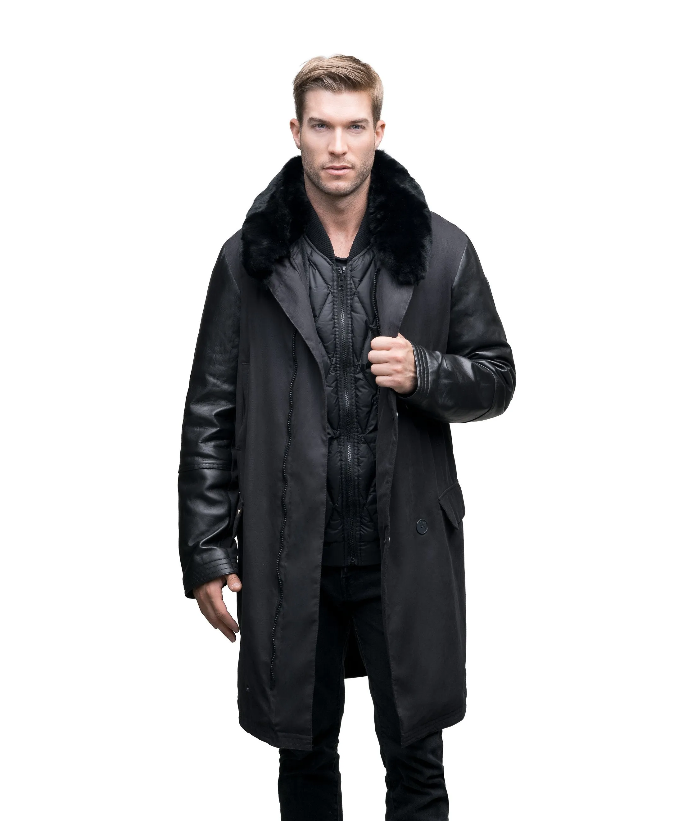 Quinton Men's Shawl Collar Coat