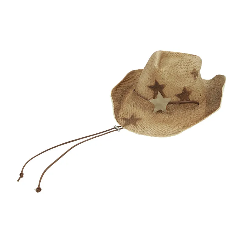 Retro Pu Leather Cow Hat