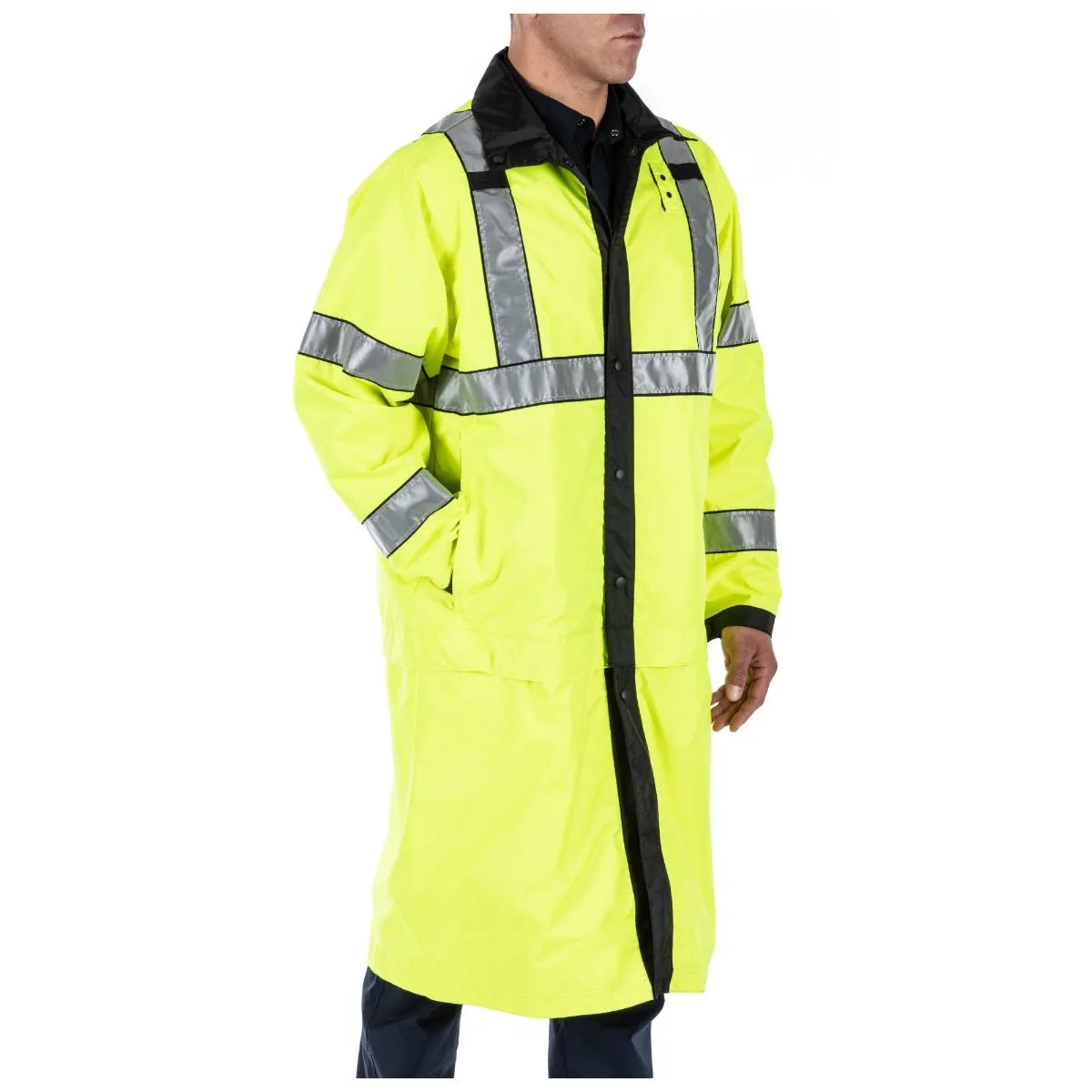 Reversible Hi-Vis Rain Coat