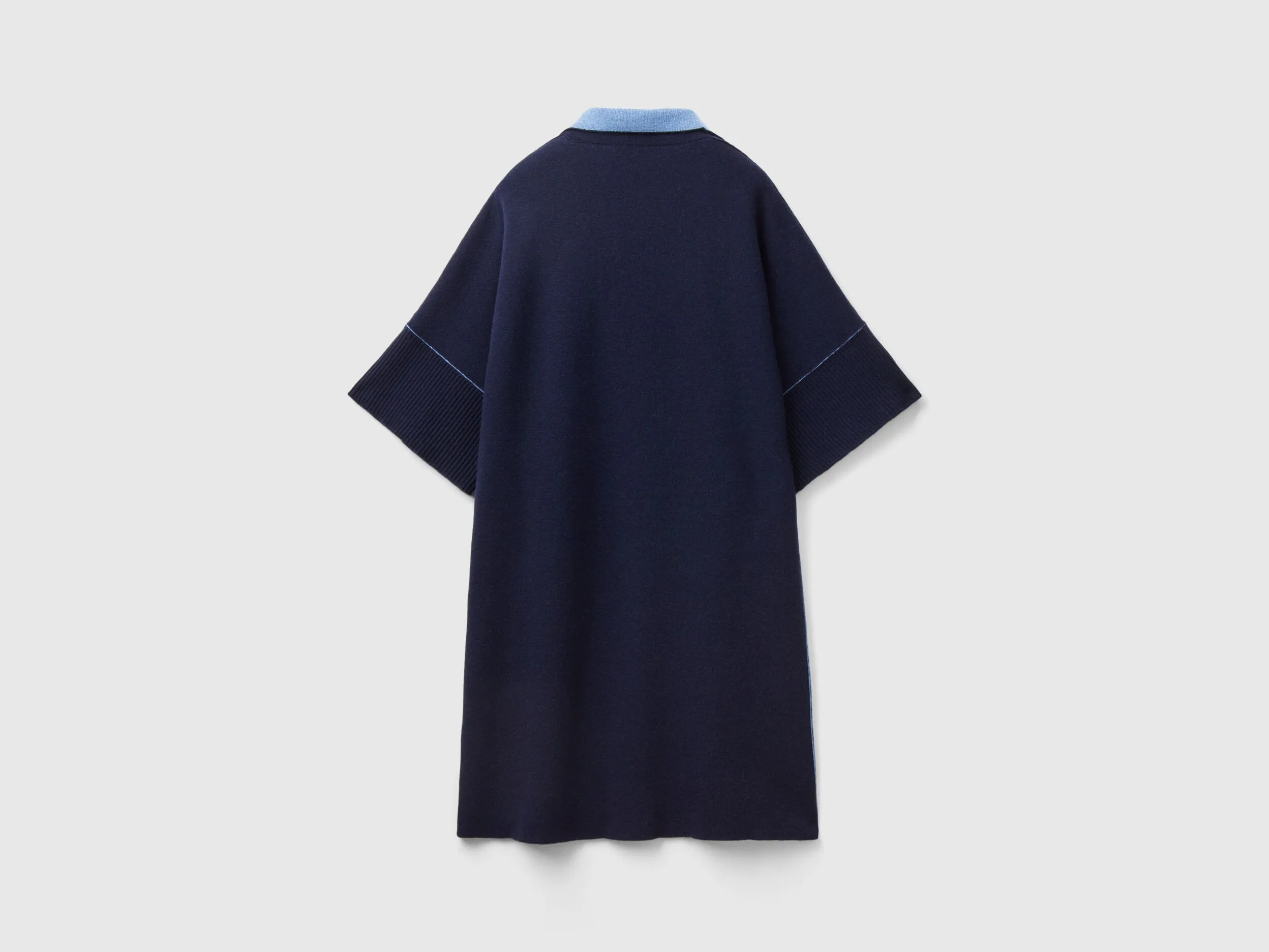 Reversible open coat - Dark Blue | Benetton