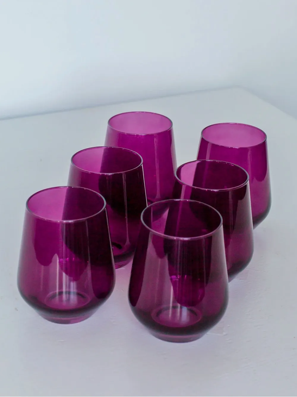 Rose Martini Glasses, Set of 6