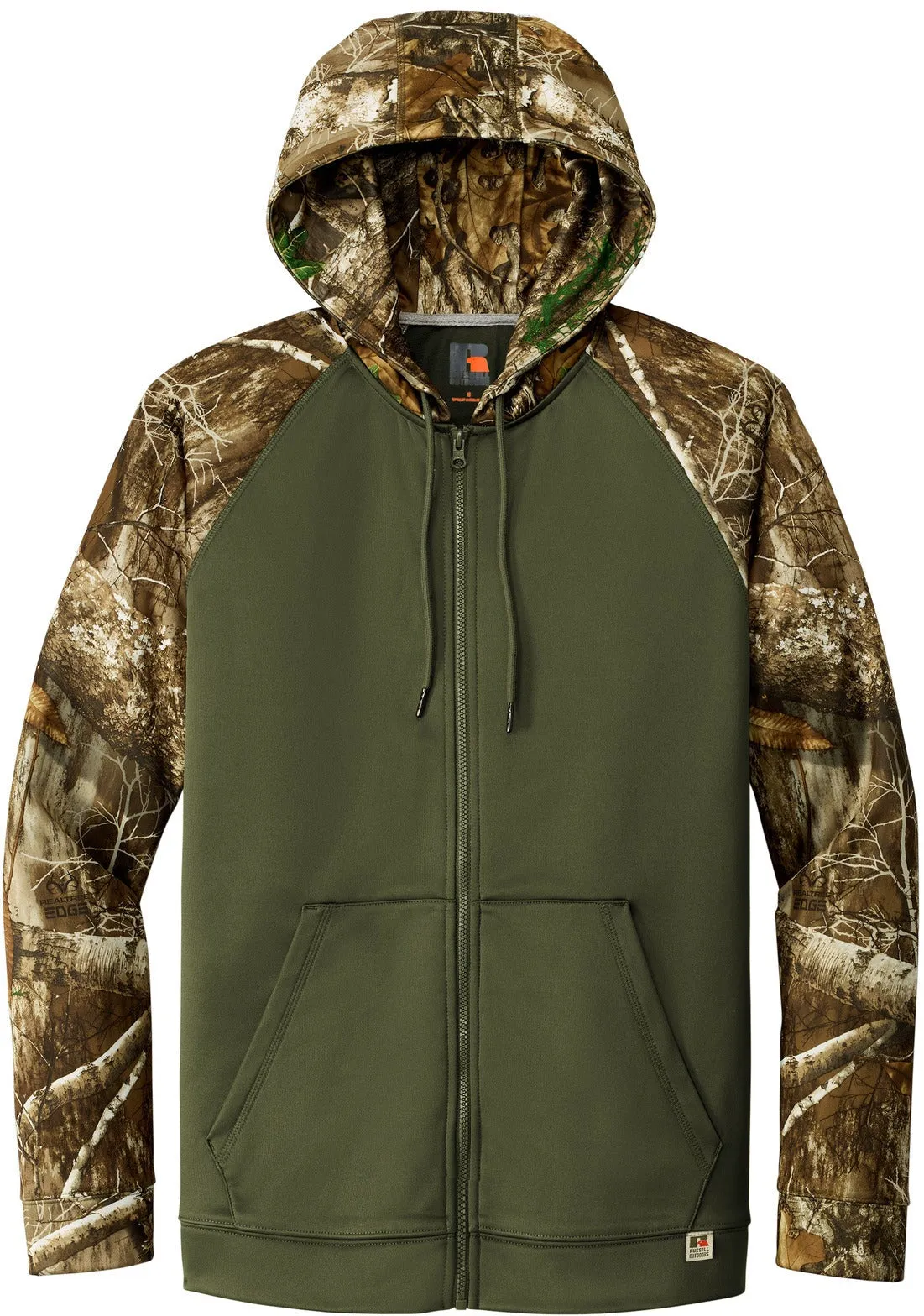 Russell Outdoors Realtree Performance Colorblock Full-Zip Hoodie