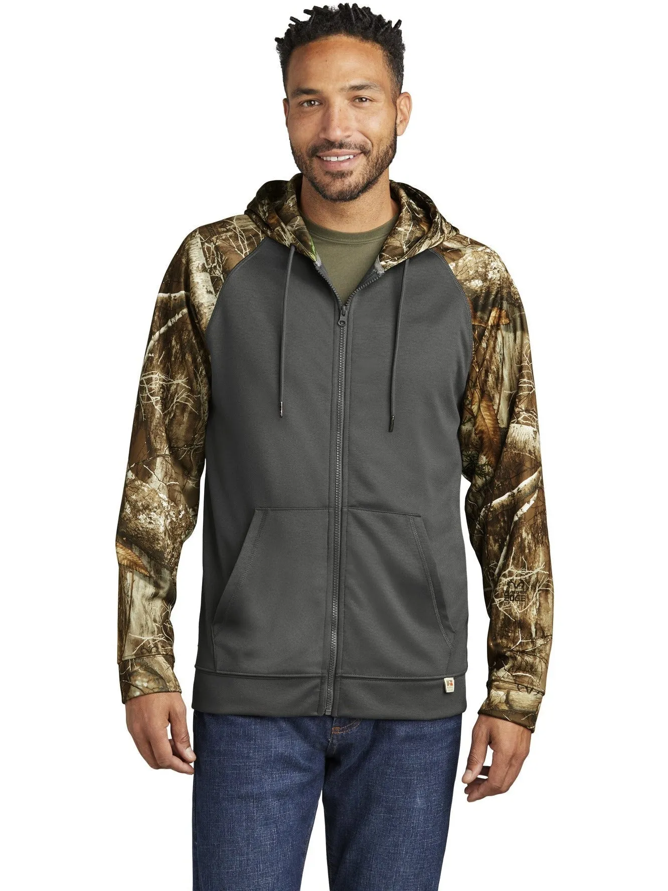 Russell Outdoors Realtree Performance Colorblock Full-Zip Hoodie