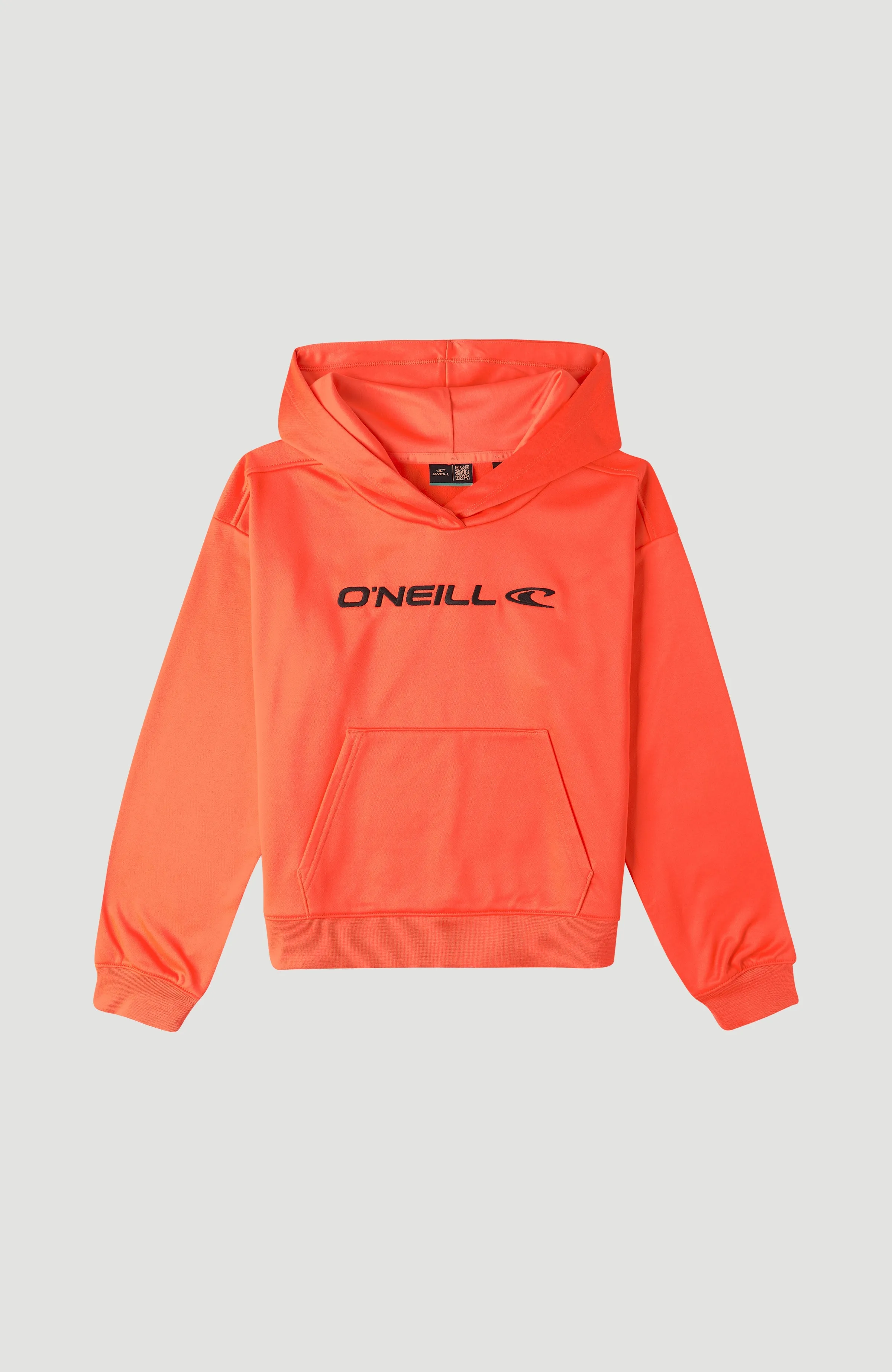 Rutile Hoodie Fleece | Neon Orange