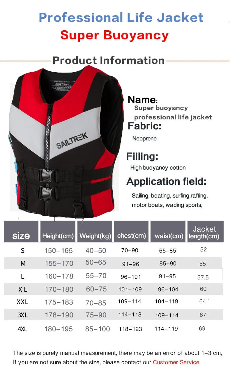 SAILTREK Wakeboard Life Jacket