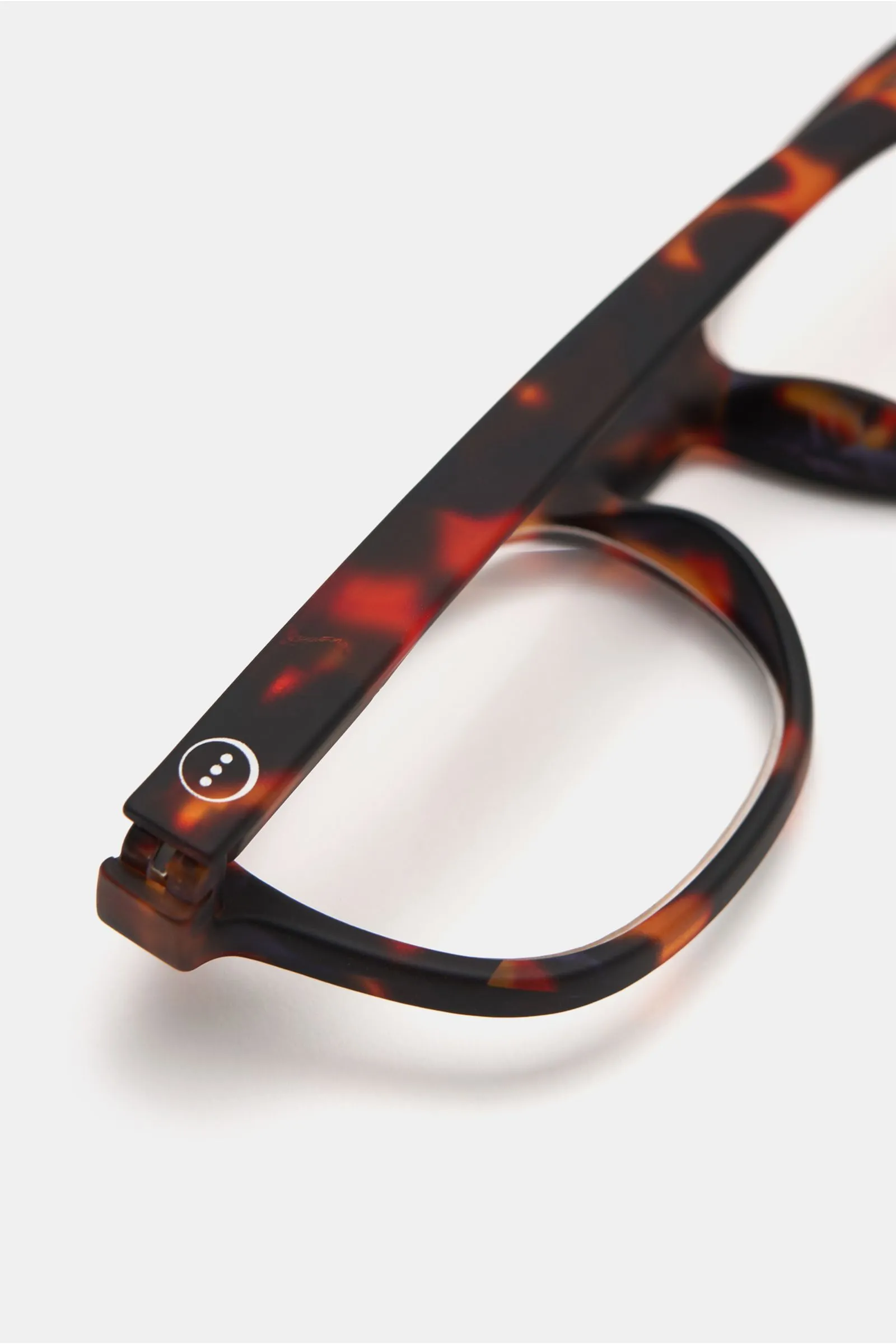 SEE CONCEPT reading glasses '#B' dark brown patterned