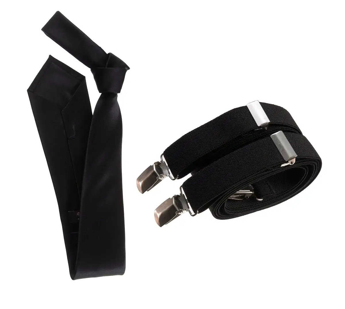 Self-Tie Windsor Necktie with Matching  Suspender - Tuxgear Inc.