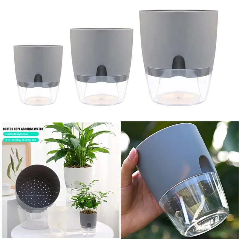 Self Watering Planter With Water Container