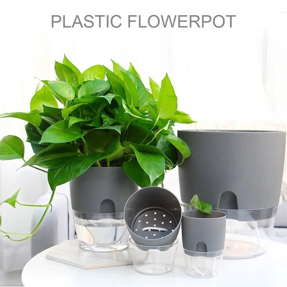 Self Watering Planter With Water Container