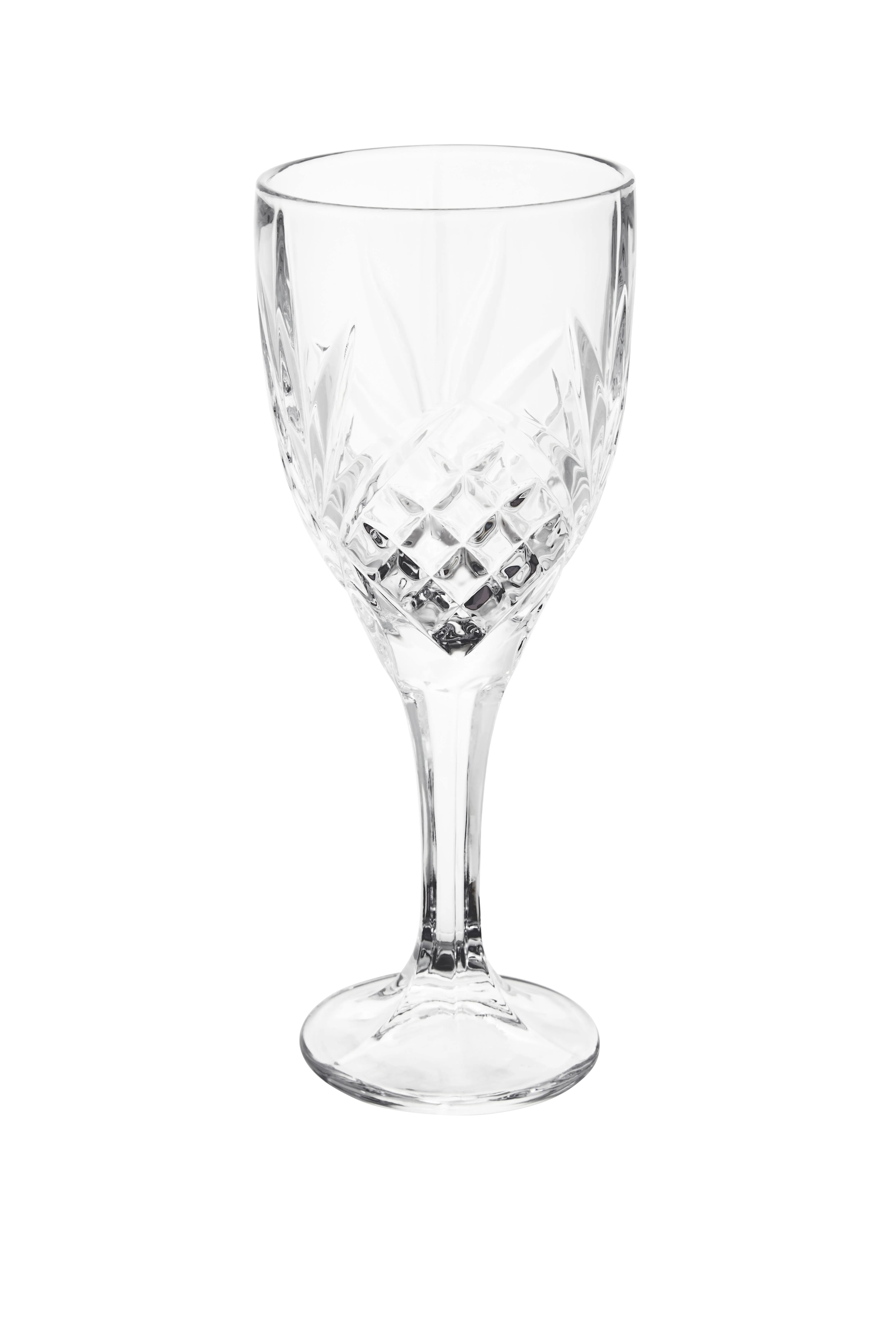 Set Of Four Beaufort Wine Glasses - Clear - Interiors by Premier - Home All | H&M GB