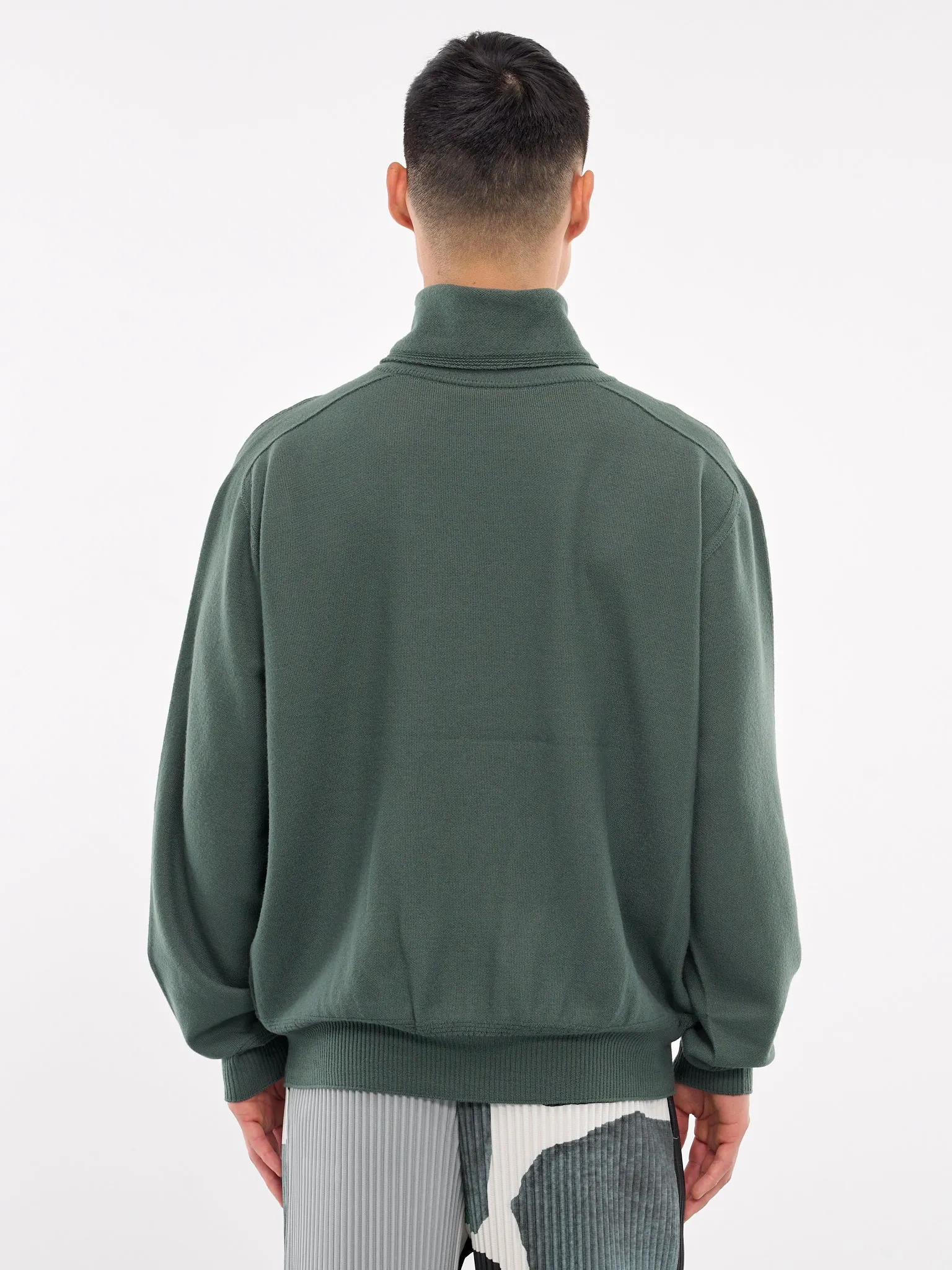 Smooth Wool Sweater (HP48KN215-65-KHAKI)