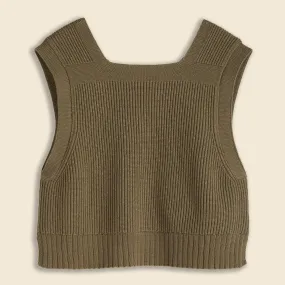 SOLO Mil Sweater Vest - Olive