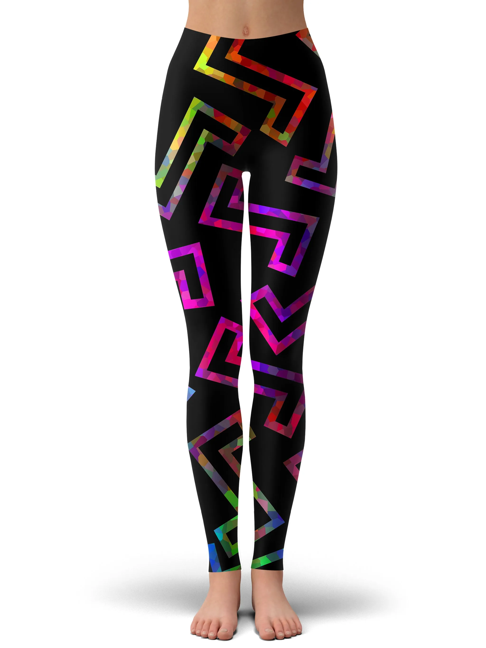 Sparkle Geometric Hoodie and Leggings Combo