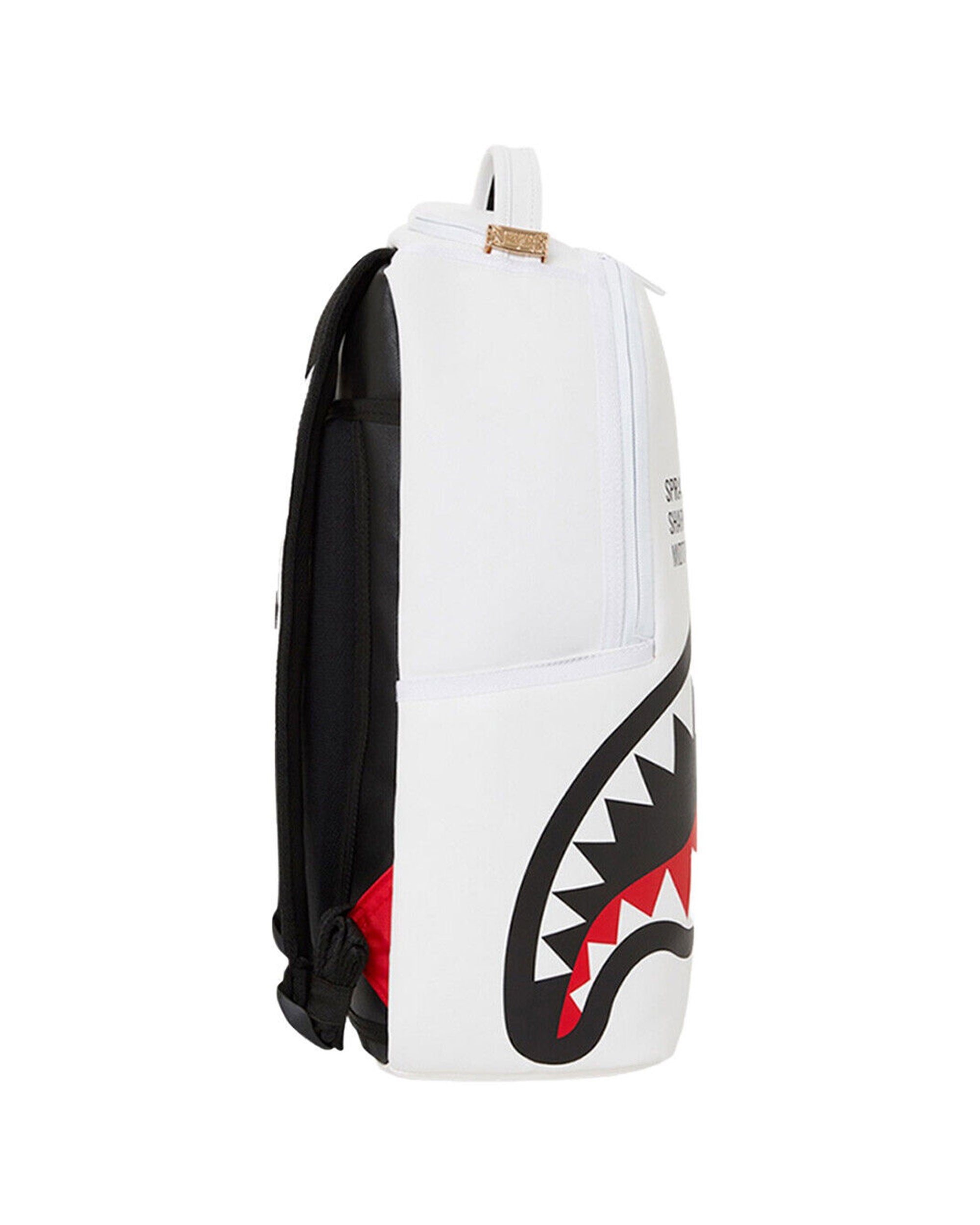 Sprayground Shark Central 2.0 White Backpack