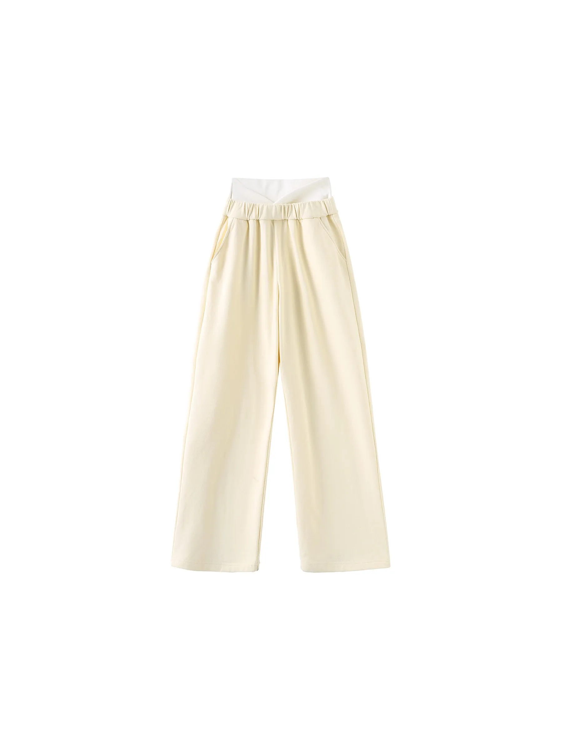 Straight Leg Casual Jersey Trousers