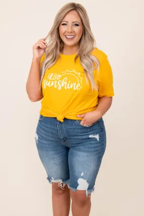 Sun Please Tee, Gold