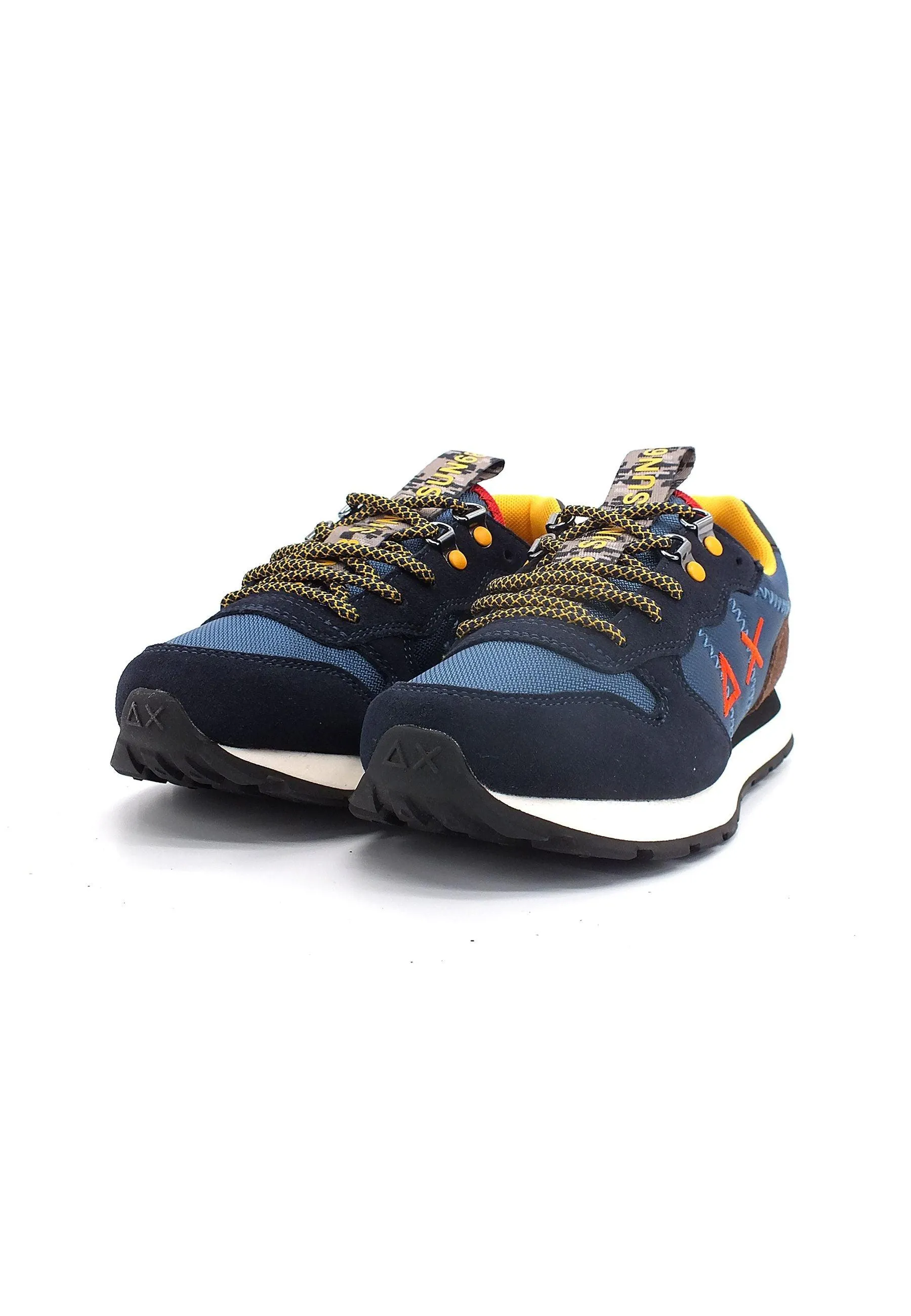 SUN68 Boy's Tom Goes Camping Sneaker Bimbo Navy Blue Z42310T