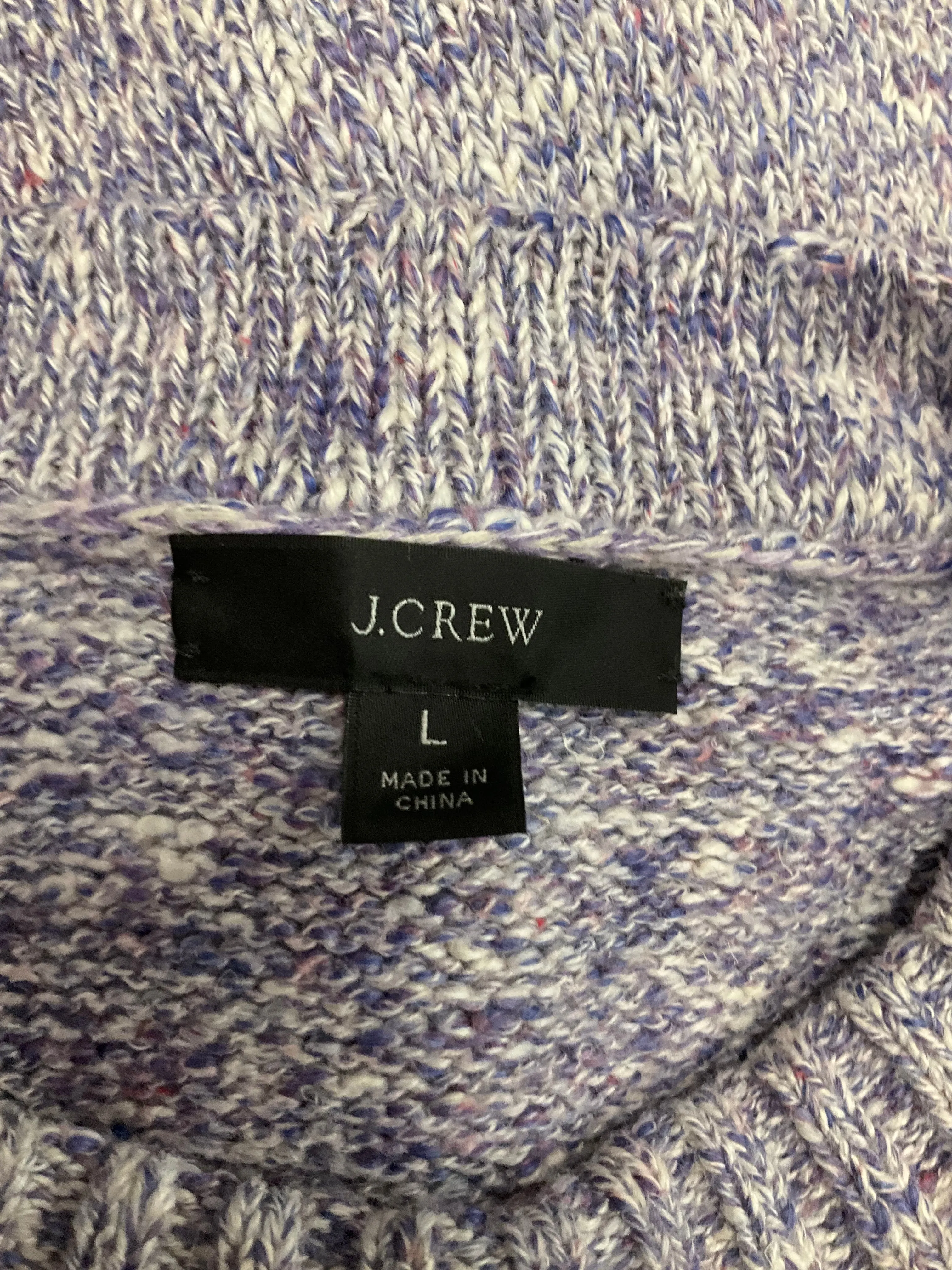 Sweater By J Crew In Purple, Size: L