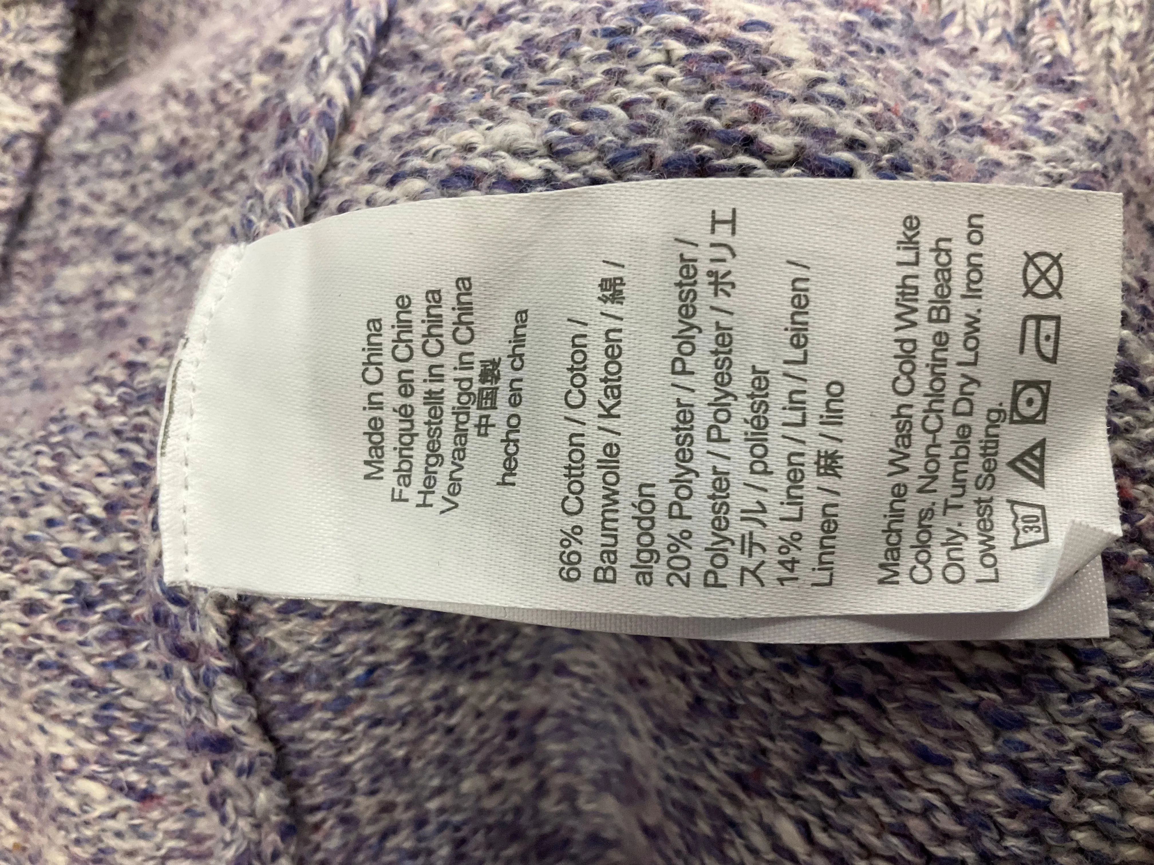 Sweater By J Crew In Purple, Size: L