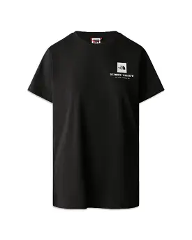 T-Shirt Donna The North Face Coordinates Relaxed Tee Nero