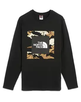 T-Shirt The North Face Coordinates L S Tee Nero