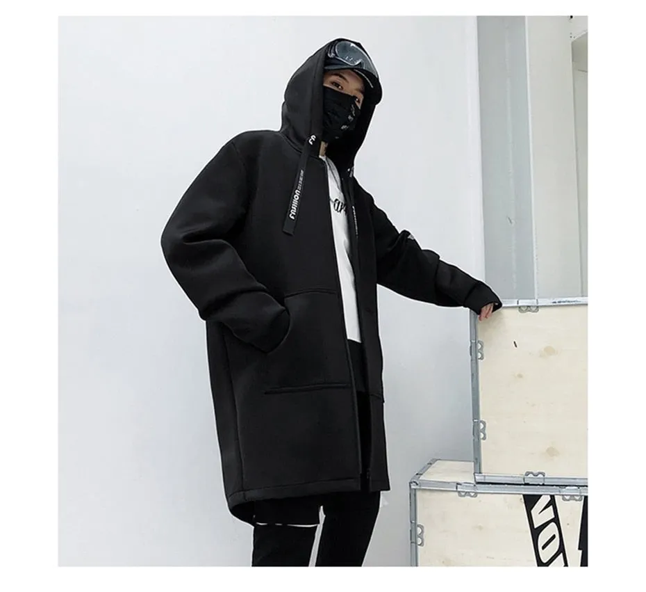 Techwear Long Jacket