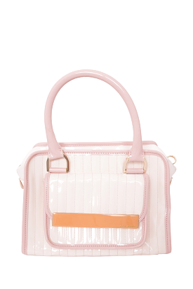 Ted Baker Two Tone Pink Patent Leather Handbag