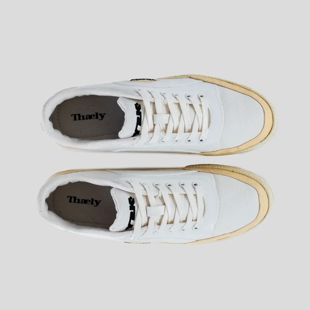 Thaely Aged Beige Y2K Pro | Sustainable Sneakers