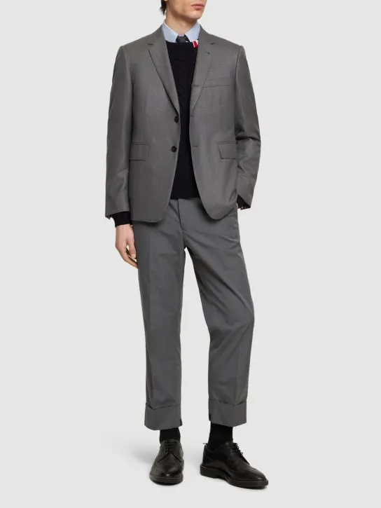 Thom Browne   Single breast wool blazer 